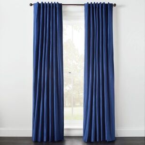 Vienna Drapery Panel" by Z Gallerie. 84” sapphire  panels set of 2 NWT curtains